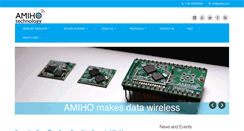 Desktop Screenshot of amihotechnology.com